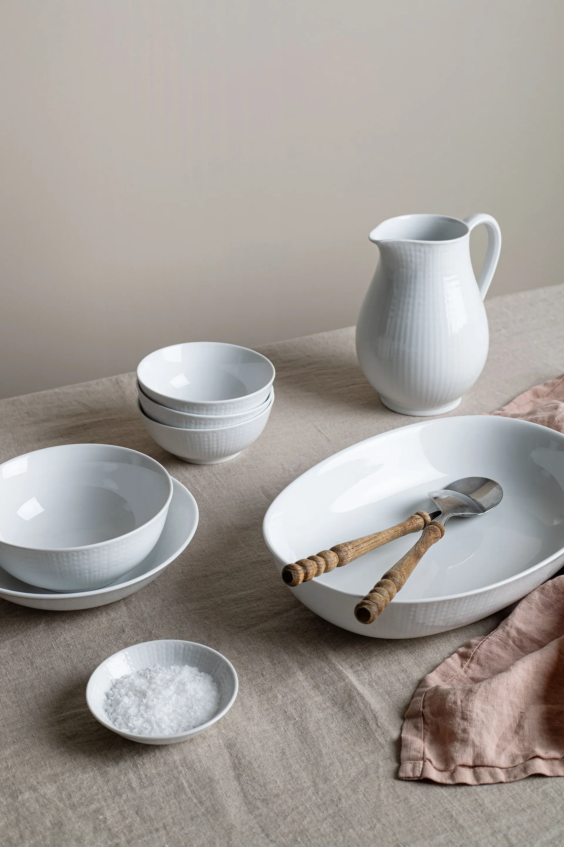 Swedish Grace ovenschaal 1,7 l., snow (wit) Rörstrand