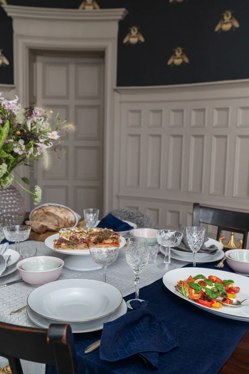 Swedish Grace schaal groot, rose (roze) Rörstrand