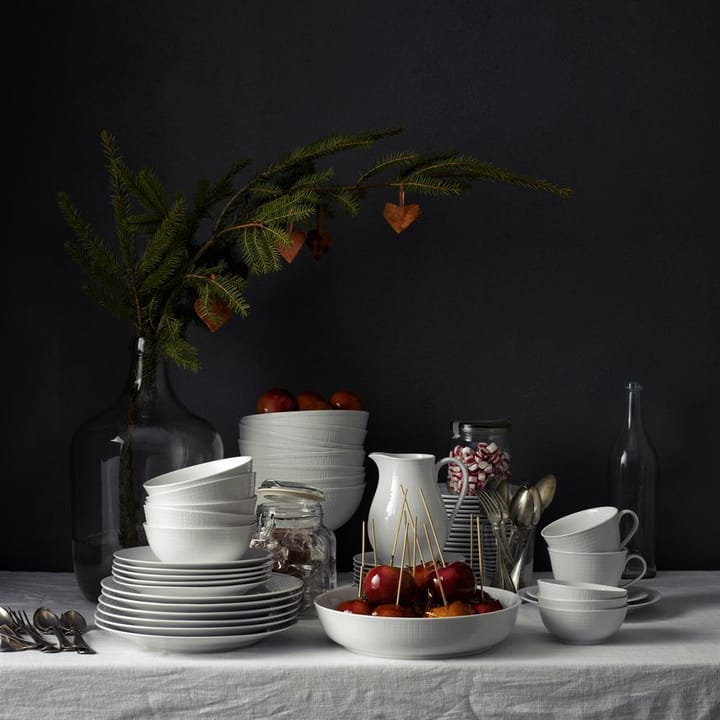 Swedish Grace schaal groot, snow (wit) Rörstrand
