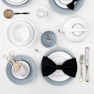 Swedish Grace serveer schaal, snow (wit) Rörstrand