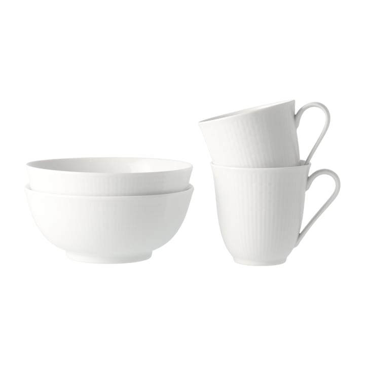 Swedish Grace starter set snow, 8-delig Rörstrand