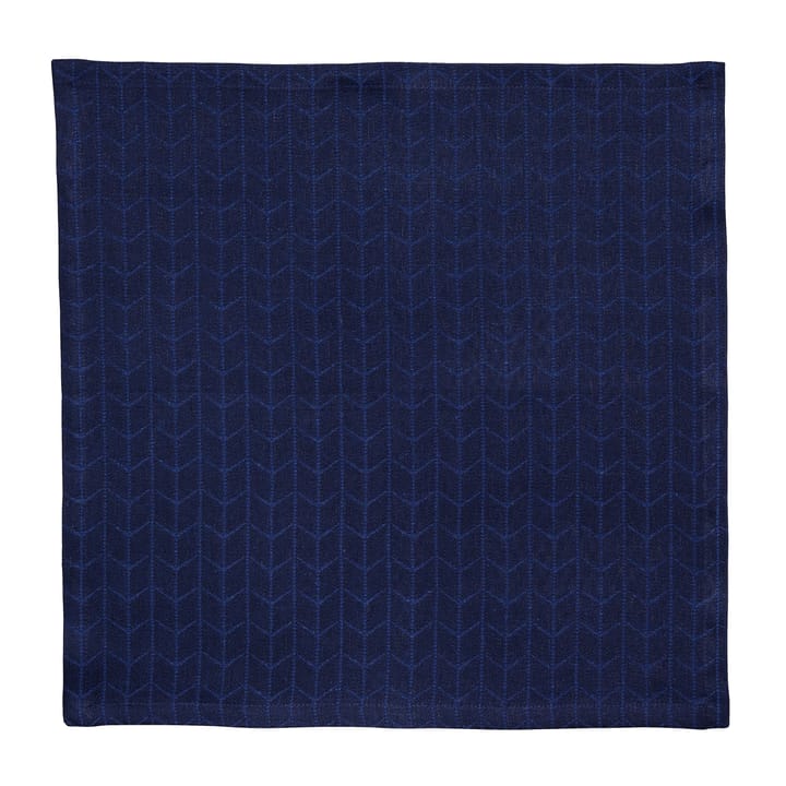 Swedish Grace stoffen servet 45x45 cm - Midnight (blauw) - Rörstrand
