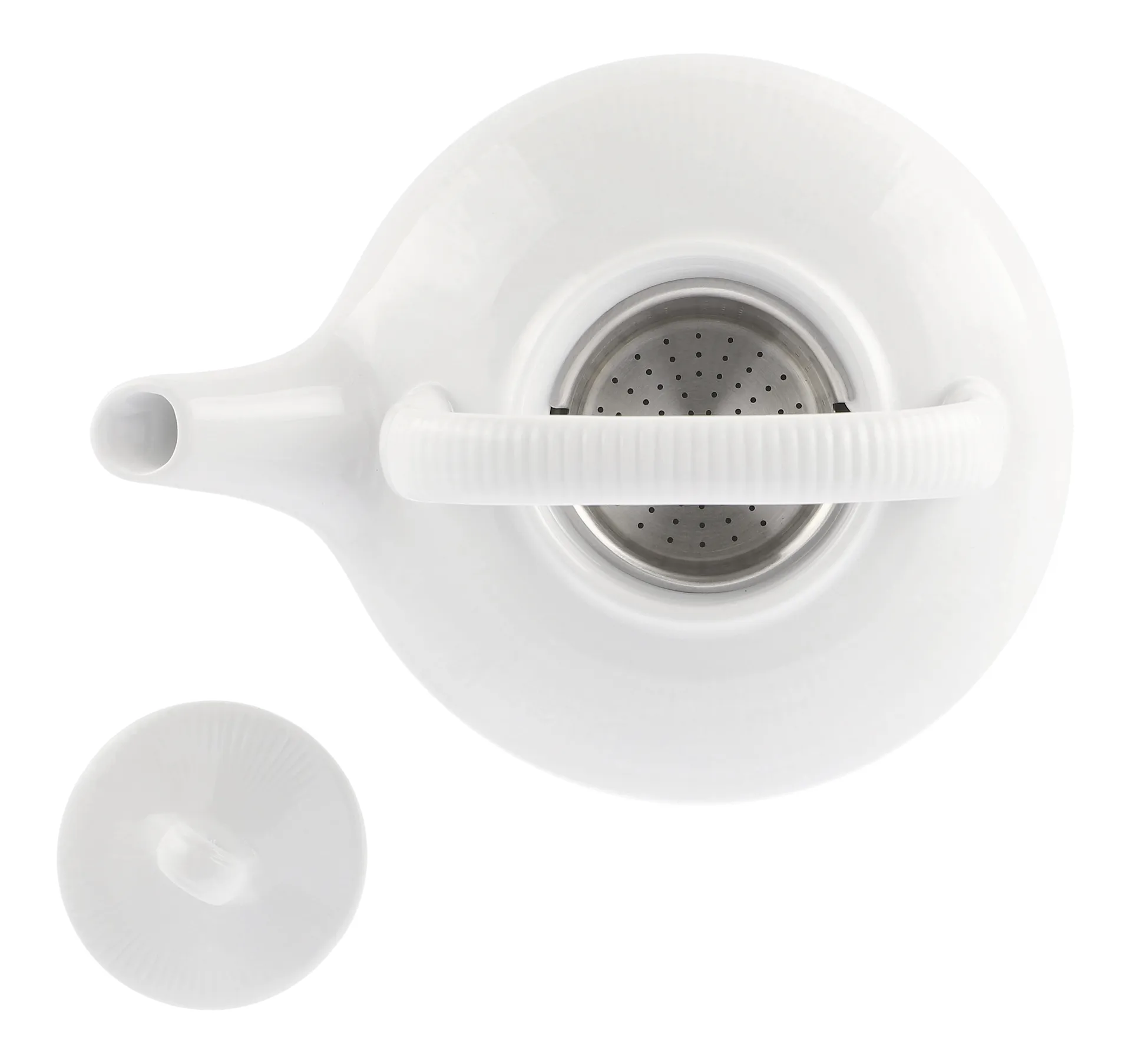 Swedish Grace theepot, snow (wit) Rörstrand