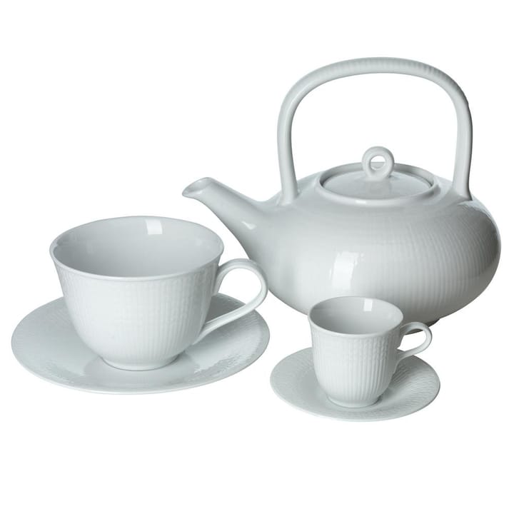 Swedish Grace theepot, snow (wit) Rörstrand