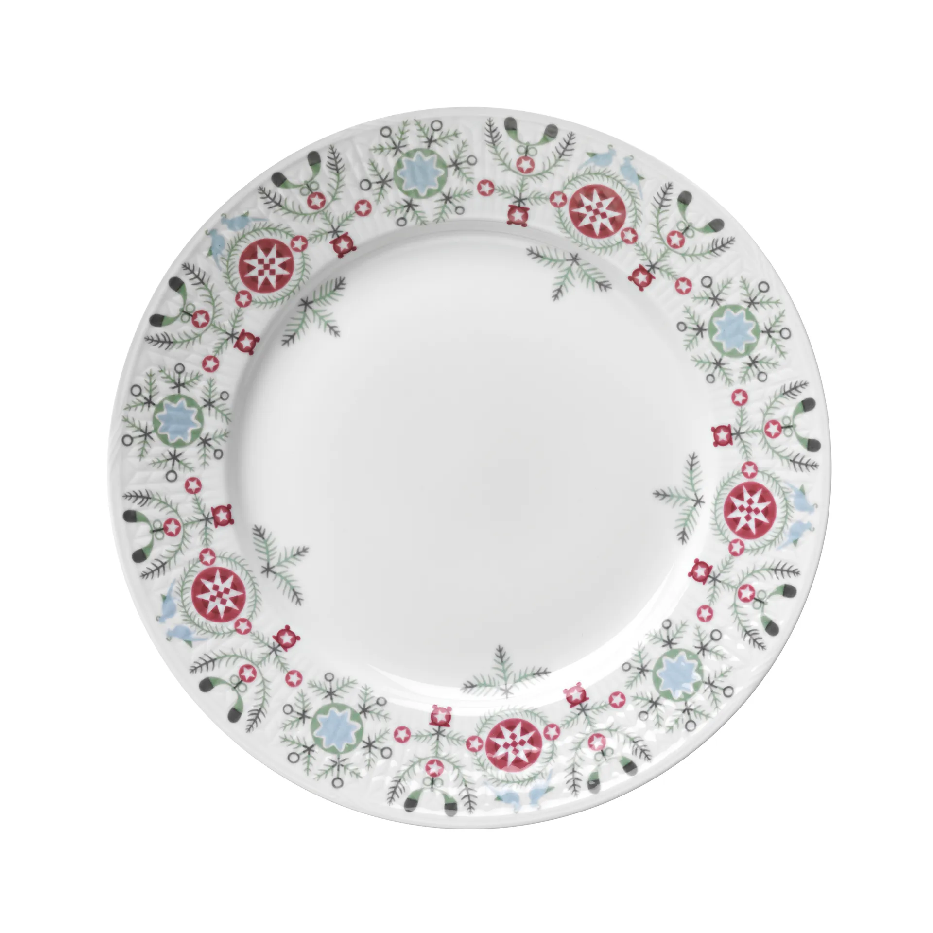 Swedish Grace Winter bord 21 cm., wit Rörstrand