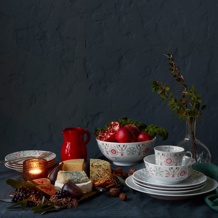 Swedish Grace Winter bord 21 cm., wit Rörstrand