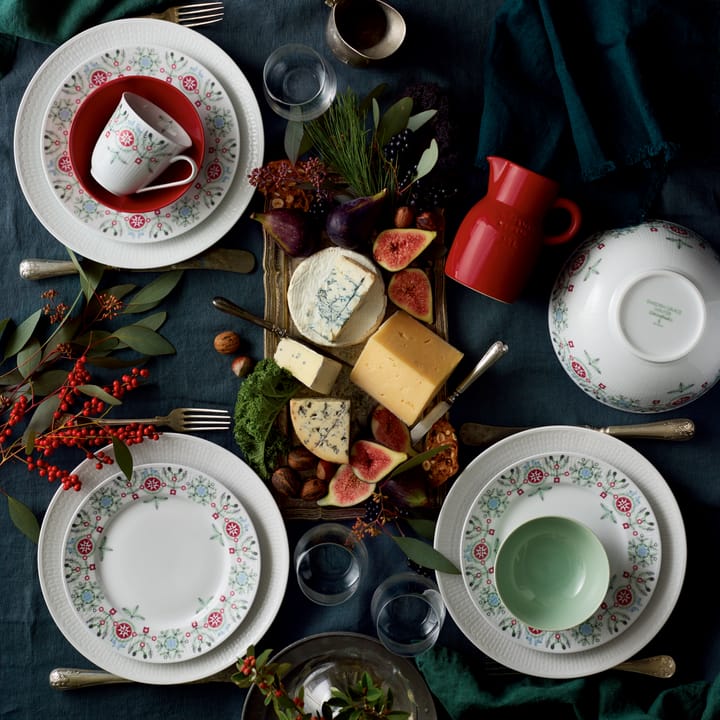 Swedish Grace Winter bord 21 cm., wit Rörstrand