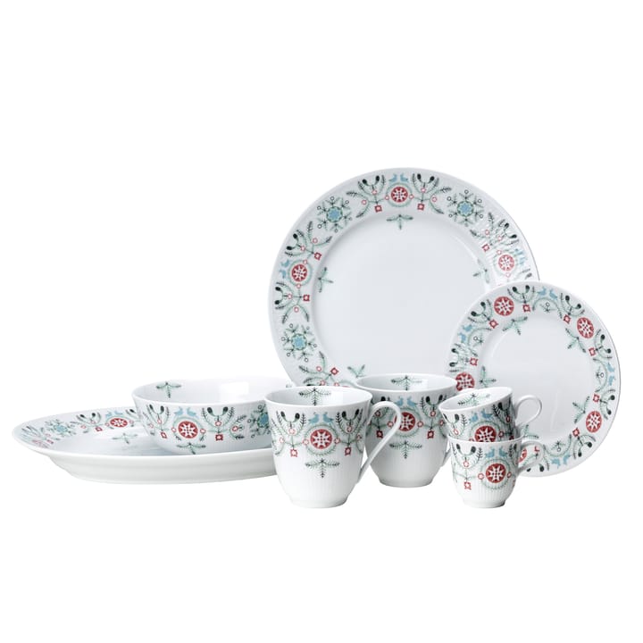 Swedish Grace Winter bord 21 cm., wit Rörstrand