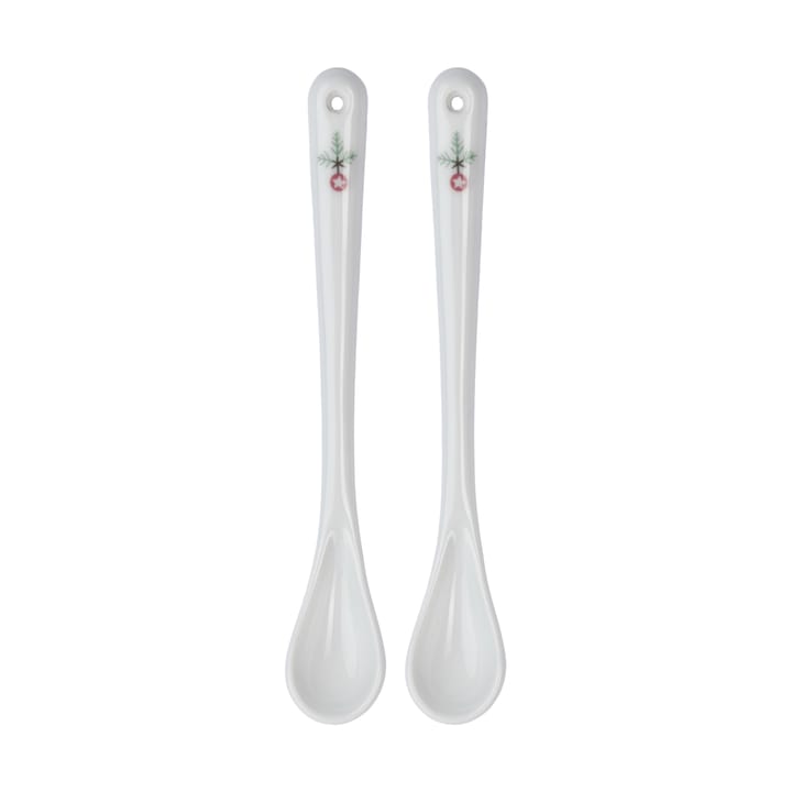 Swedish Grace Winter lepel 15 cm 2-pack - Wit - Rörstrand
