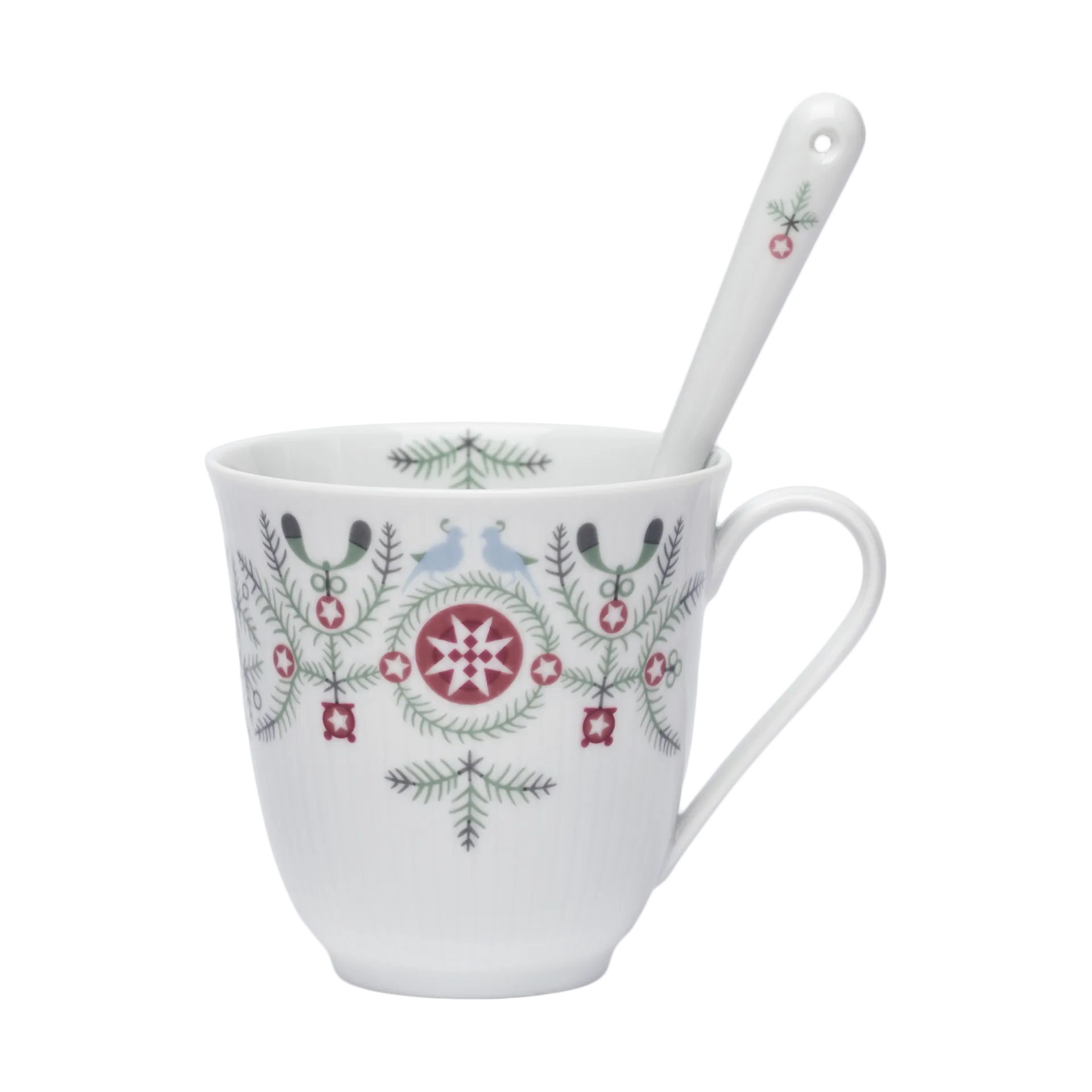 Swedish Grace Winter lepel 15 cm 2-pack, Wit Rörstrand