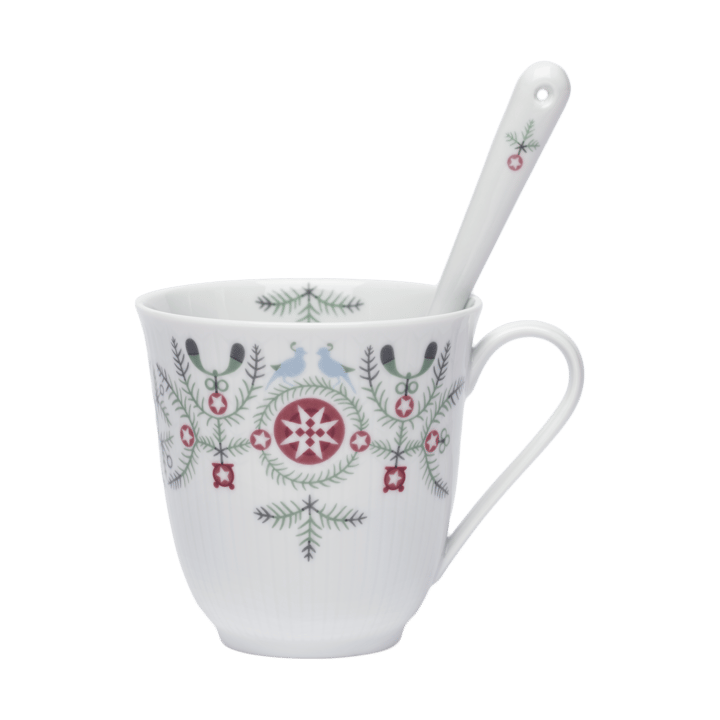 Swedish Grace Winter lepel 15 cm 2-pack, Wit Rörstrand