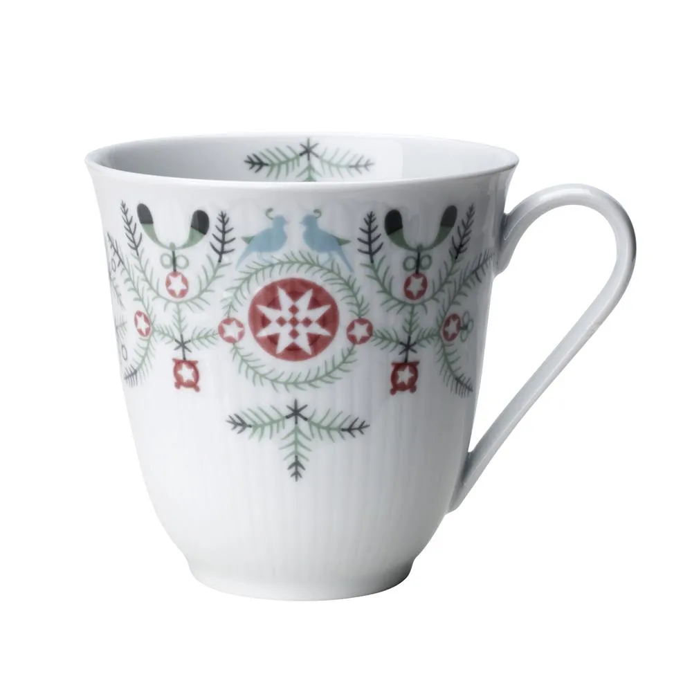 Swedish Grace Winter mok 30 cl, wit Rörstrand