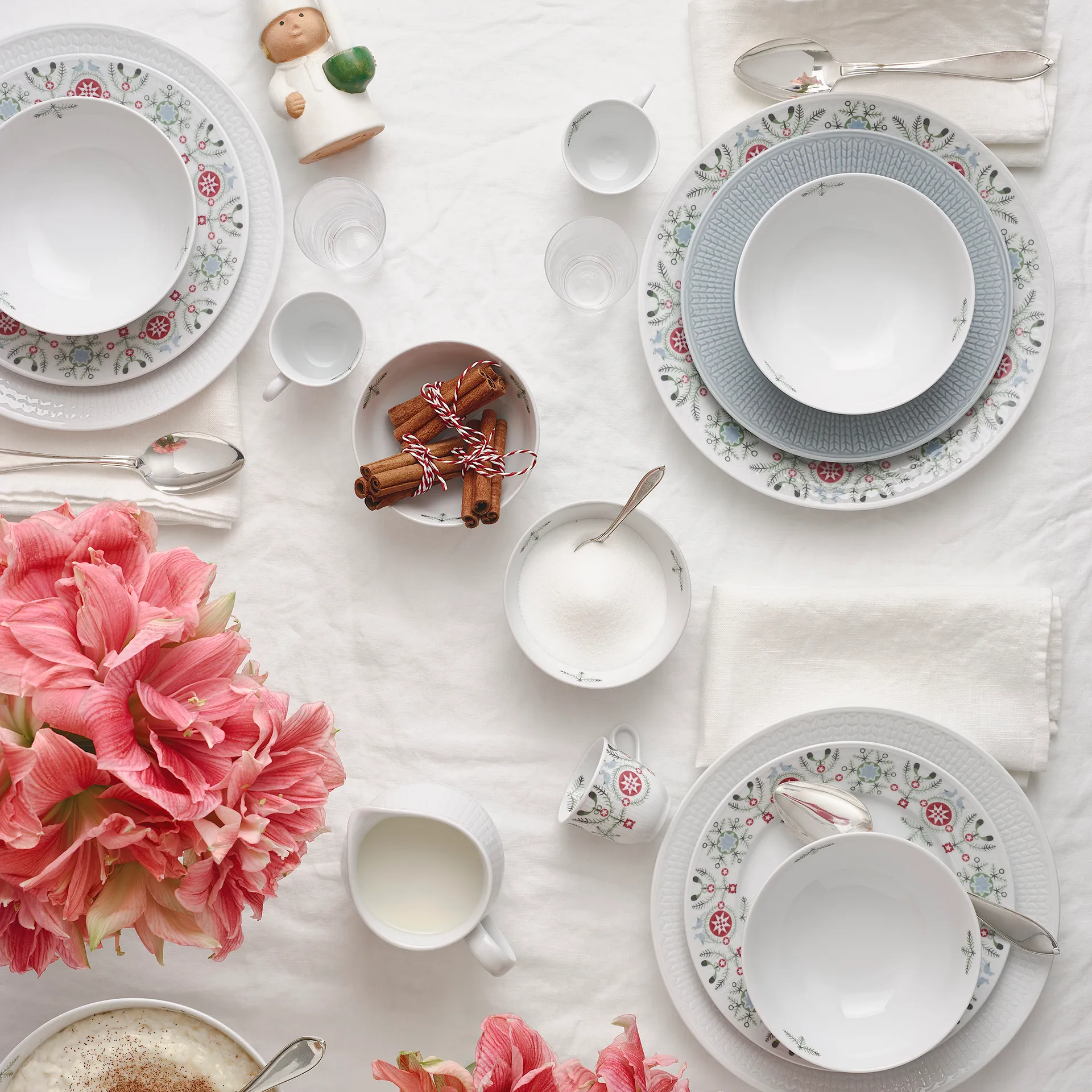 Swedish Grace Winter schaal 60 cl, wit Rörstrand