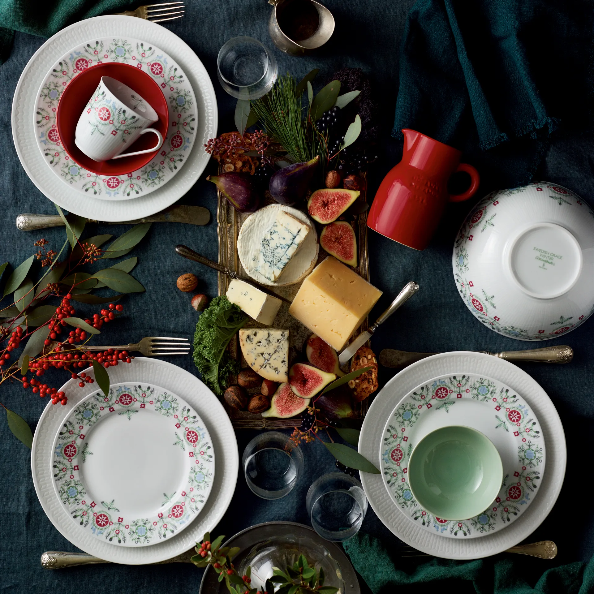 Swedish Grace Winter serveerschaal, 1,7 l. Rörstrand