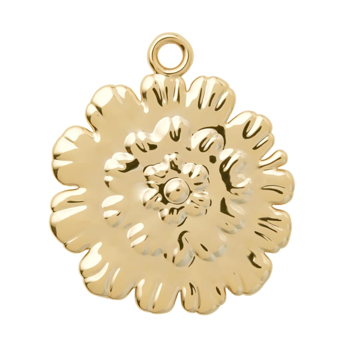Ball flower kersthanger 6,5 cm, Verguld Rosendahl