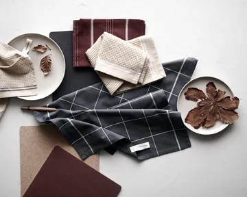 Corki placemat 43x30 cm - Donkergrijs - Rosendahl