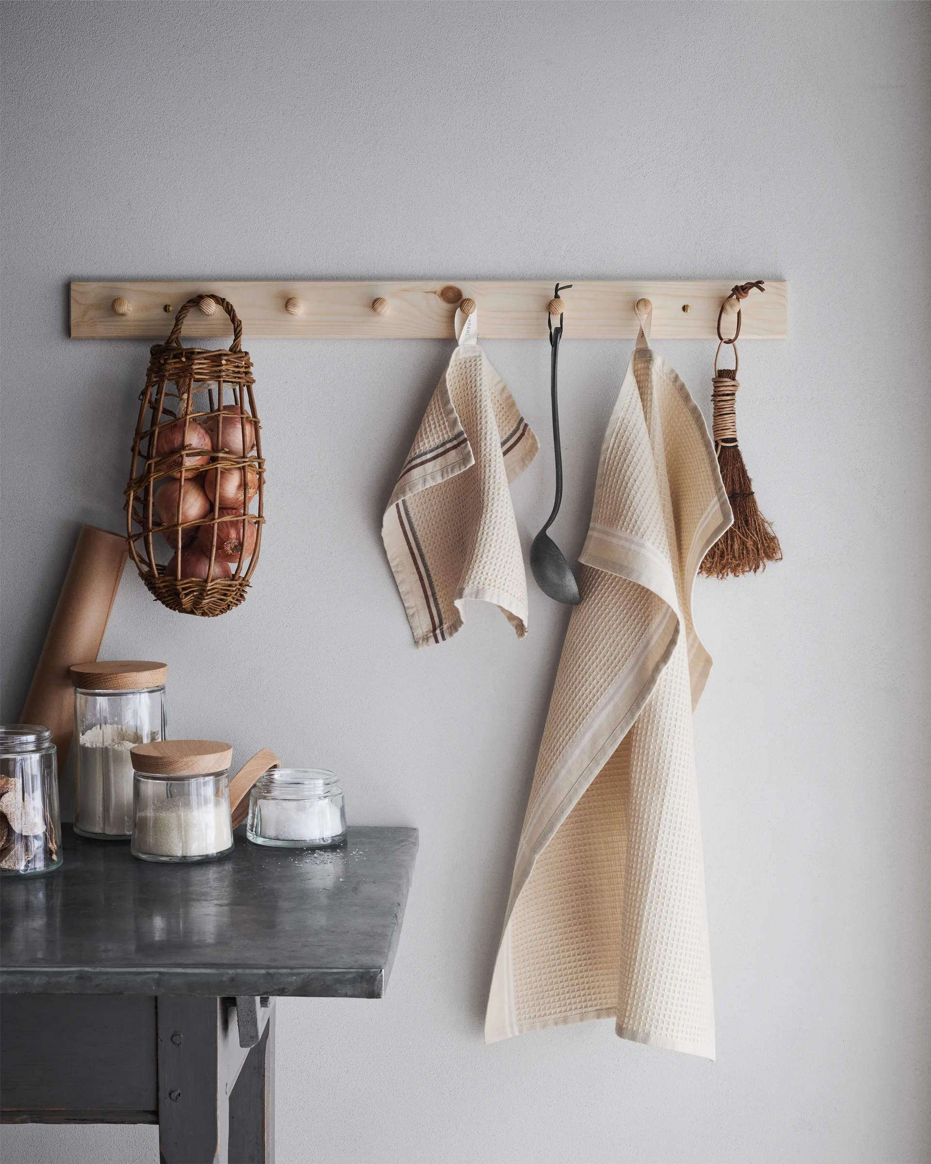 Delta vaatdoekje 30x30 cm 3-pack, Zand Rosendahl