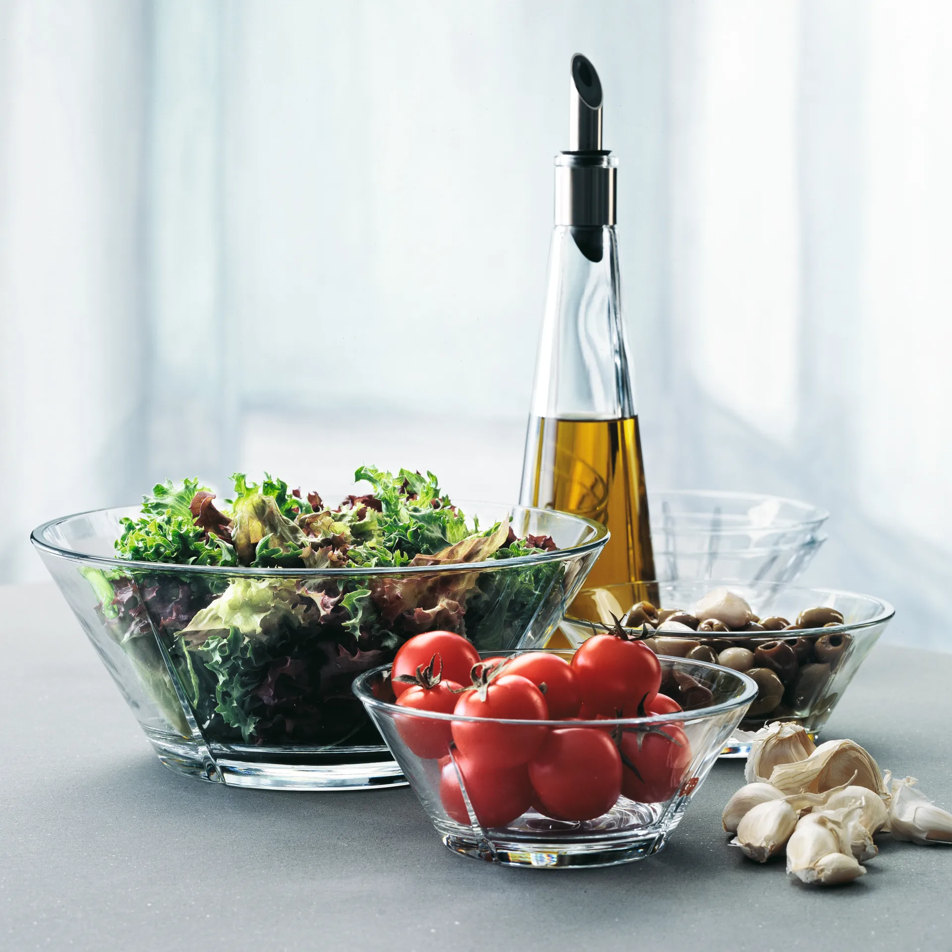 Grand Cru glazen schaal set, 3 schalen Rosendahl