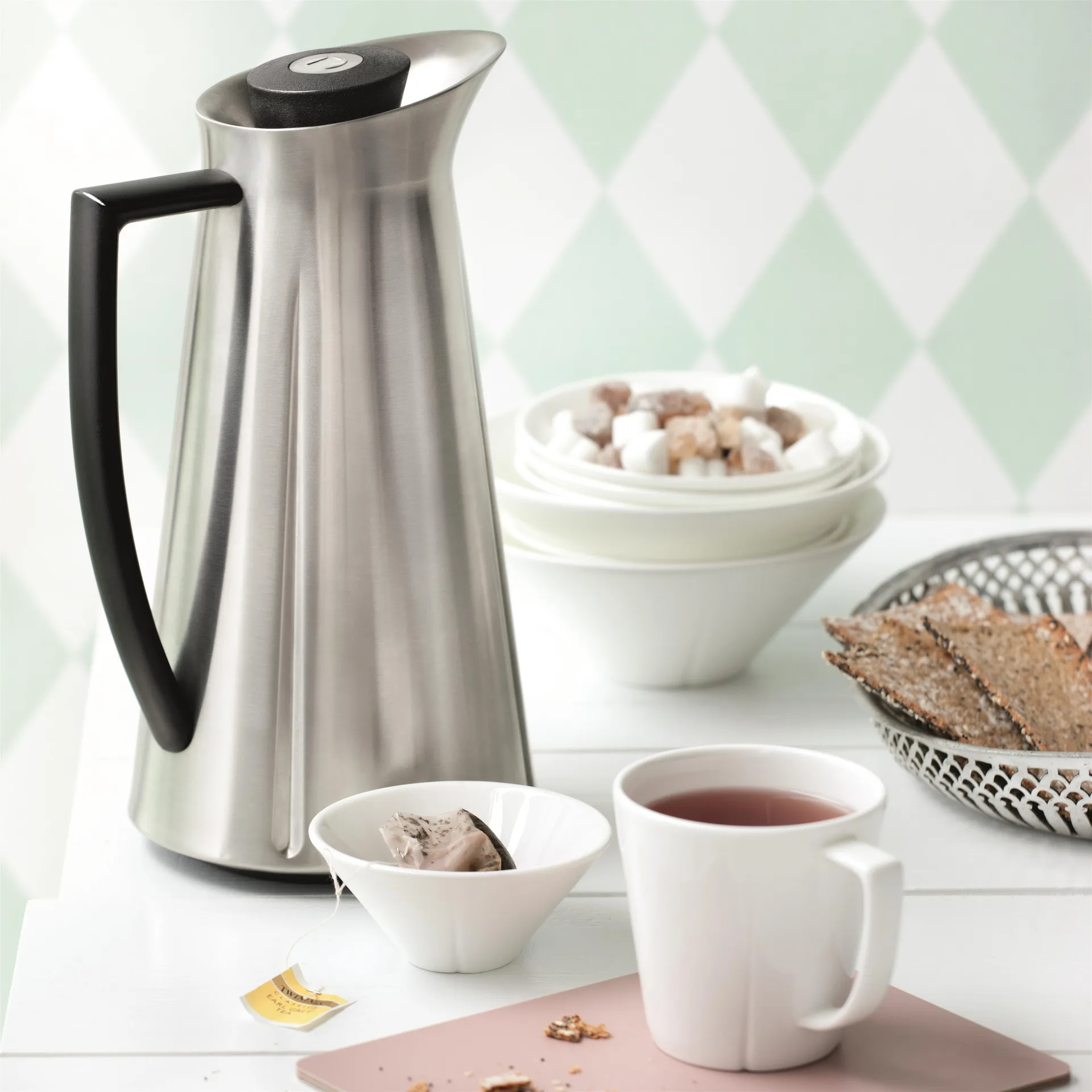 Grand Cru koffiekop met schotel, koffiekop met schotel Rosendahl