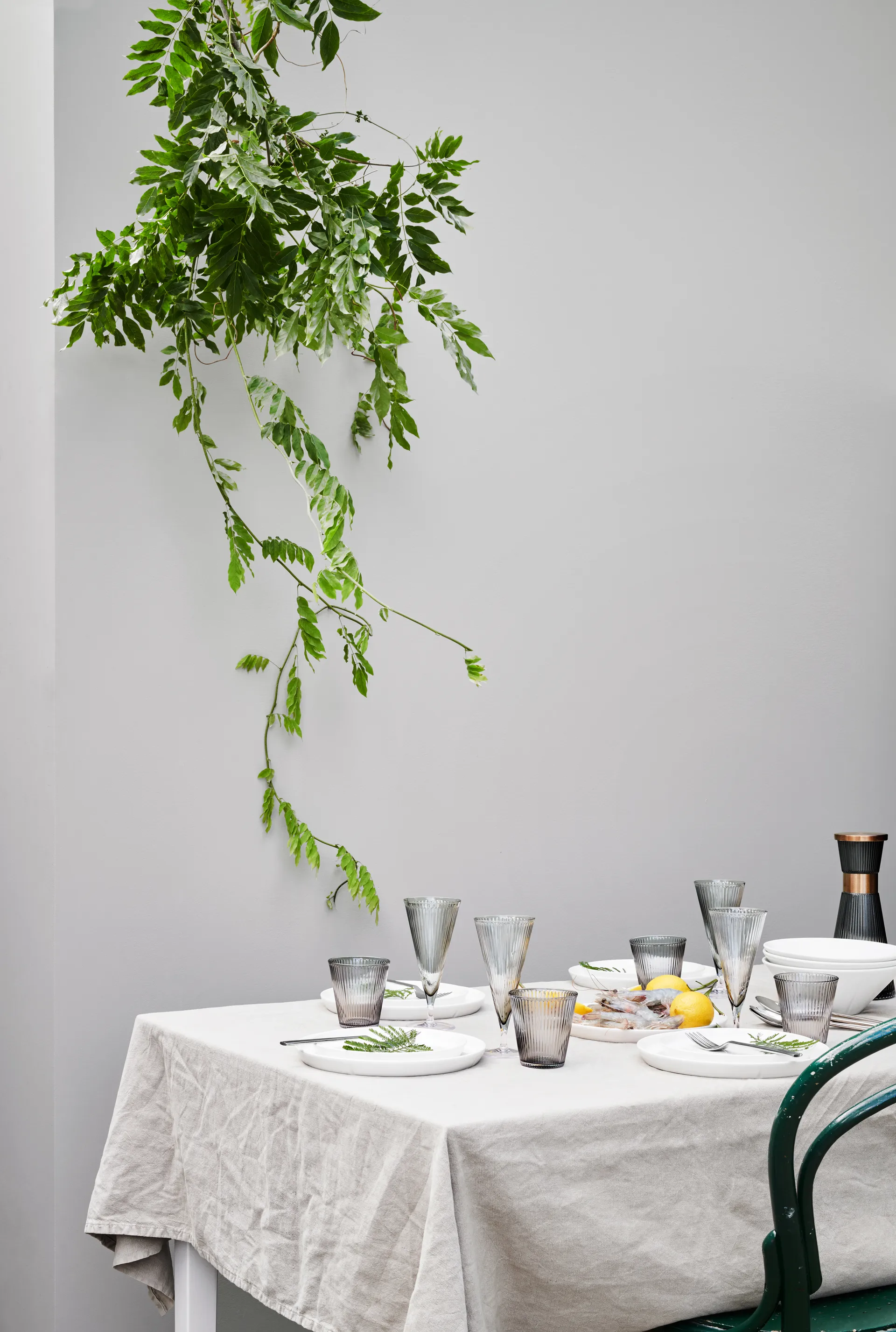 Grand Cru Nouveau deksel voor waterkaraf, Gepatineerd staal Rosendahl