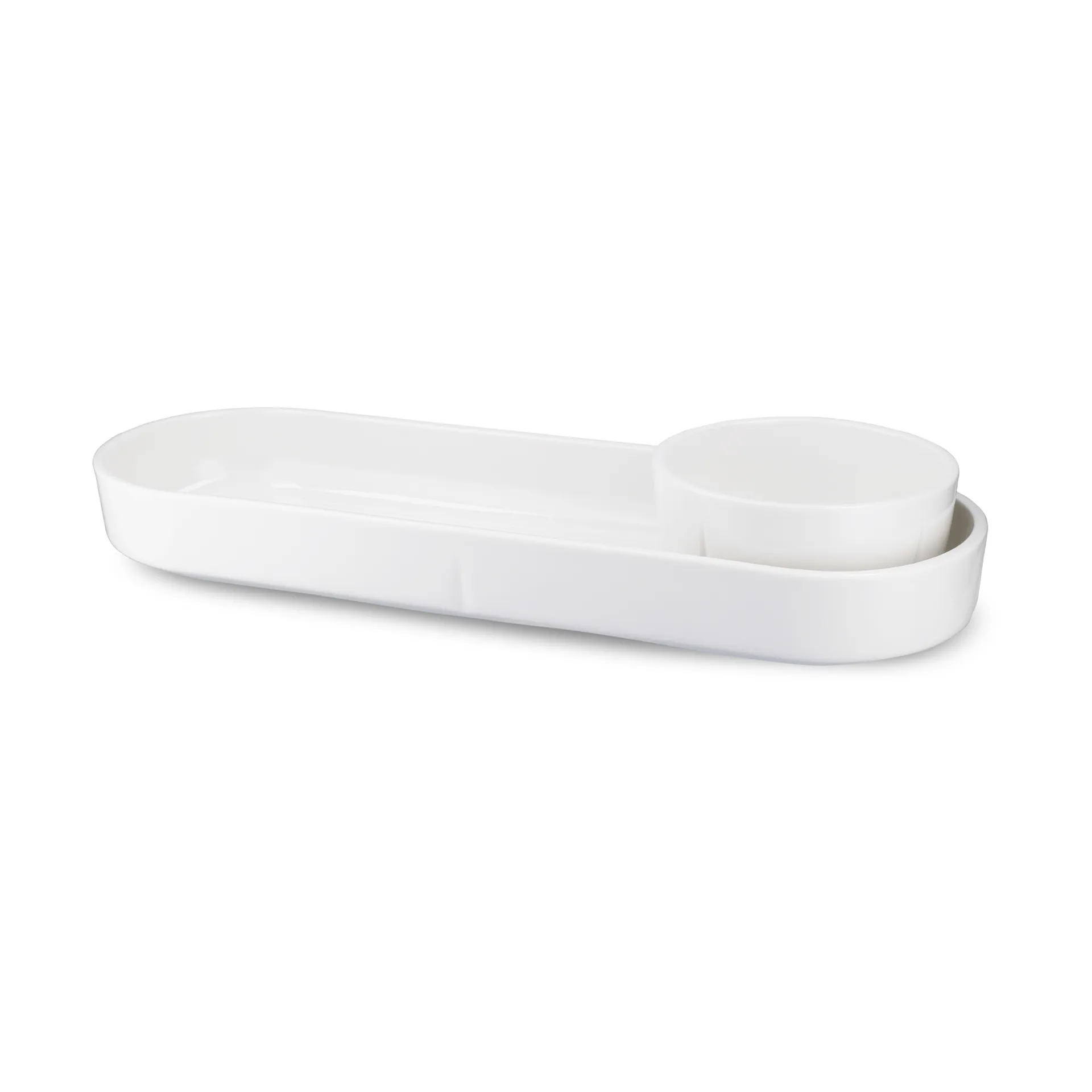 Grand Cru ovale serveerschaal, Wit, 12x34 cm Rosendahl