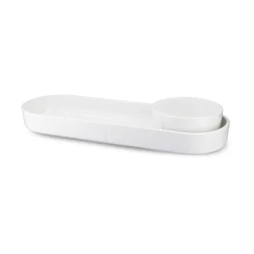 Grand Cru ovale serveerschaal - Wit, 12x34 cm - Rosendahl