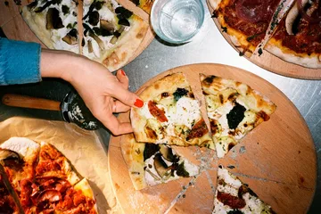 Grand Cru pizzaplank en pizzasnijder - Boek, Ø35 cm - Rosendahl