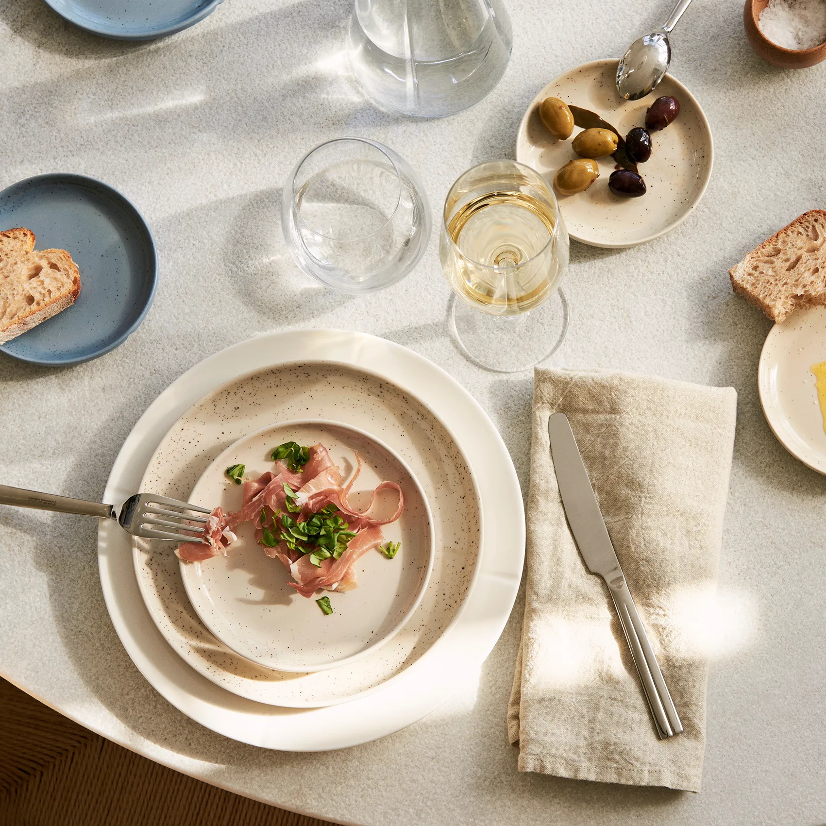 Grand Cru Sense bord 22 cm, Zand Rosendahl