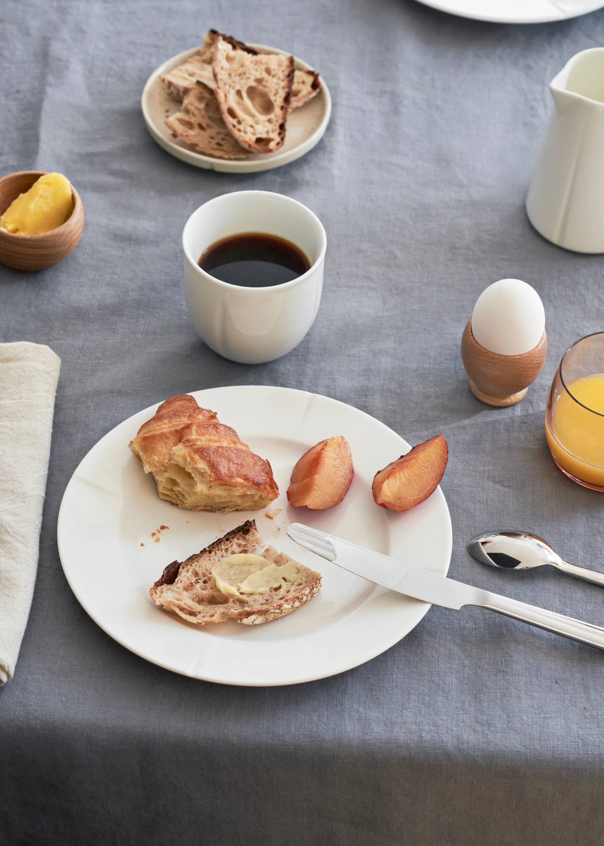 Grand Cru Soft serveerset wit 16-delig, Wit Rosendahl