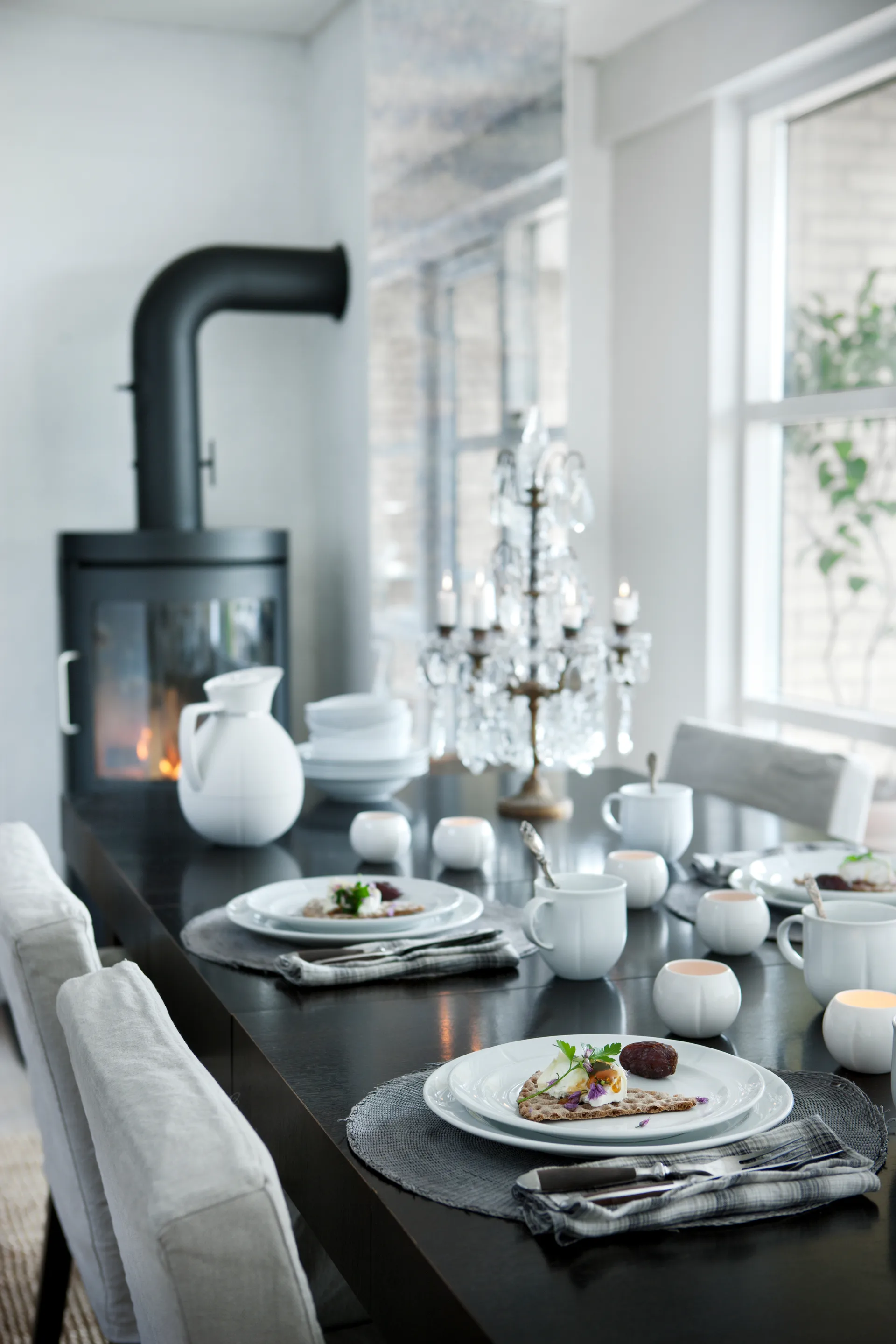 Grand Cru Soft serveerset wit 16-delig, Wit Rosendahl