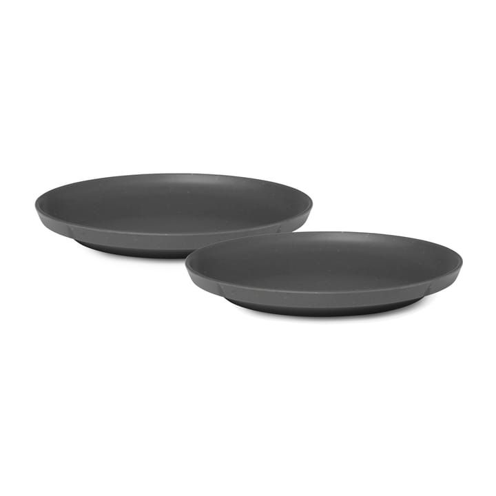 Grand Cru Take bord 19,5 cm 2-pack - Donkergrijs - Rosendahl