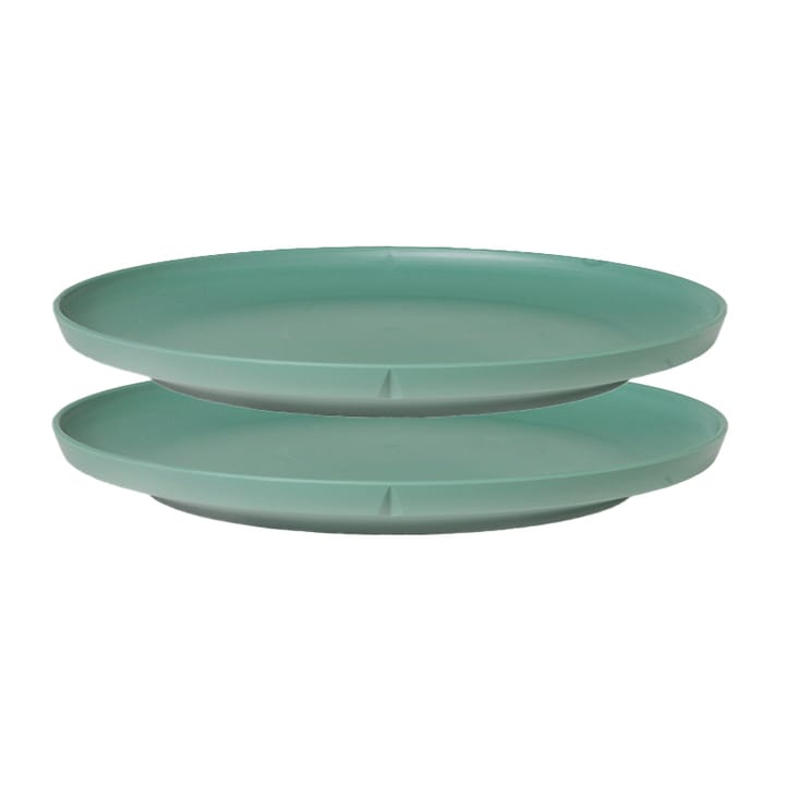 Grand Cru Take melamine bord Ø26 cm 2-pack - Mistgroen - Rosendahl