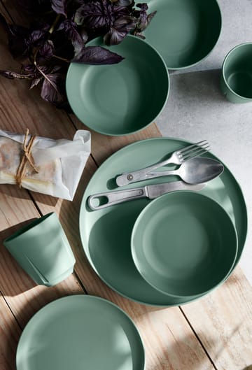 Grand Cru Take melamine bord Ø26 cm 2-pack - Mistgroen - Rosendahl