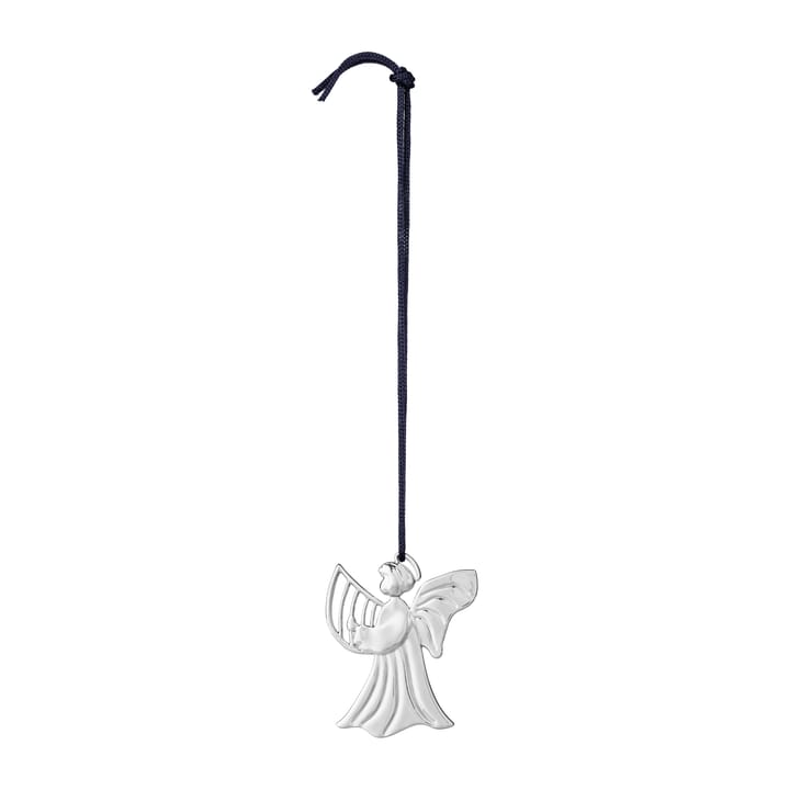 Karen Blixen engel met harp kersthanger 7 cm - Verzilverd - Rosendahl