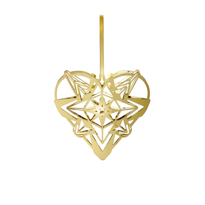 Karen Blixen hart hangend 12,8 cm. - goud - Rosendahl