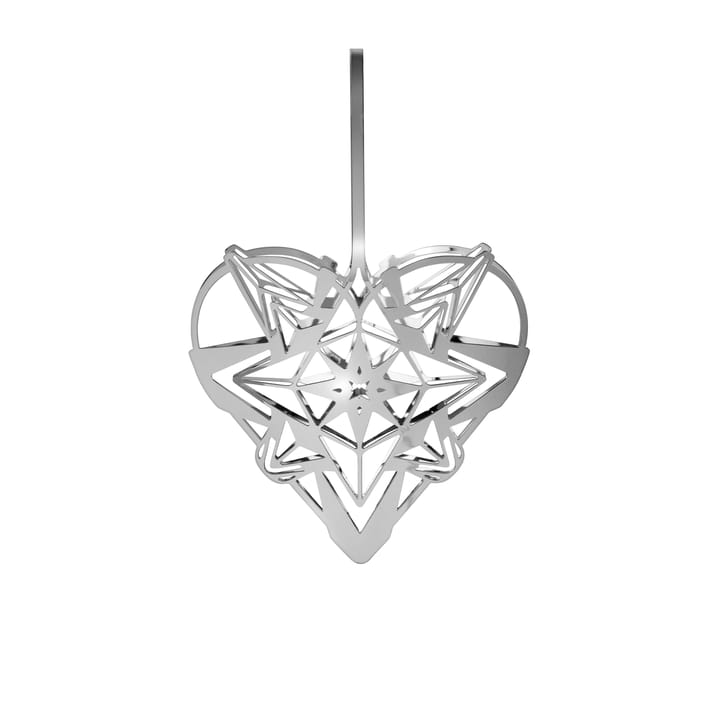 Karen Blixen hart hangend 12,8 cm. - zilver - Rosendahl