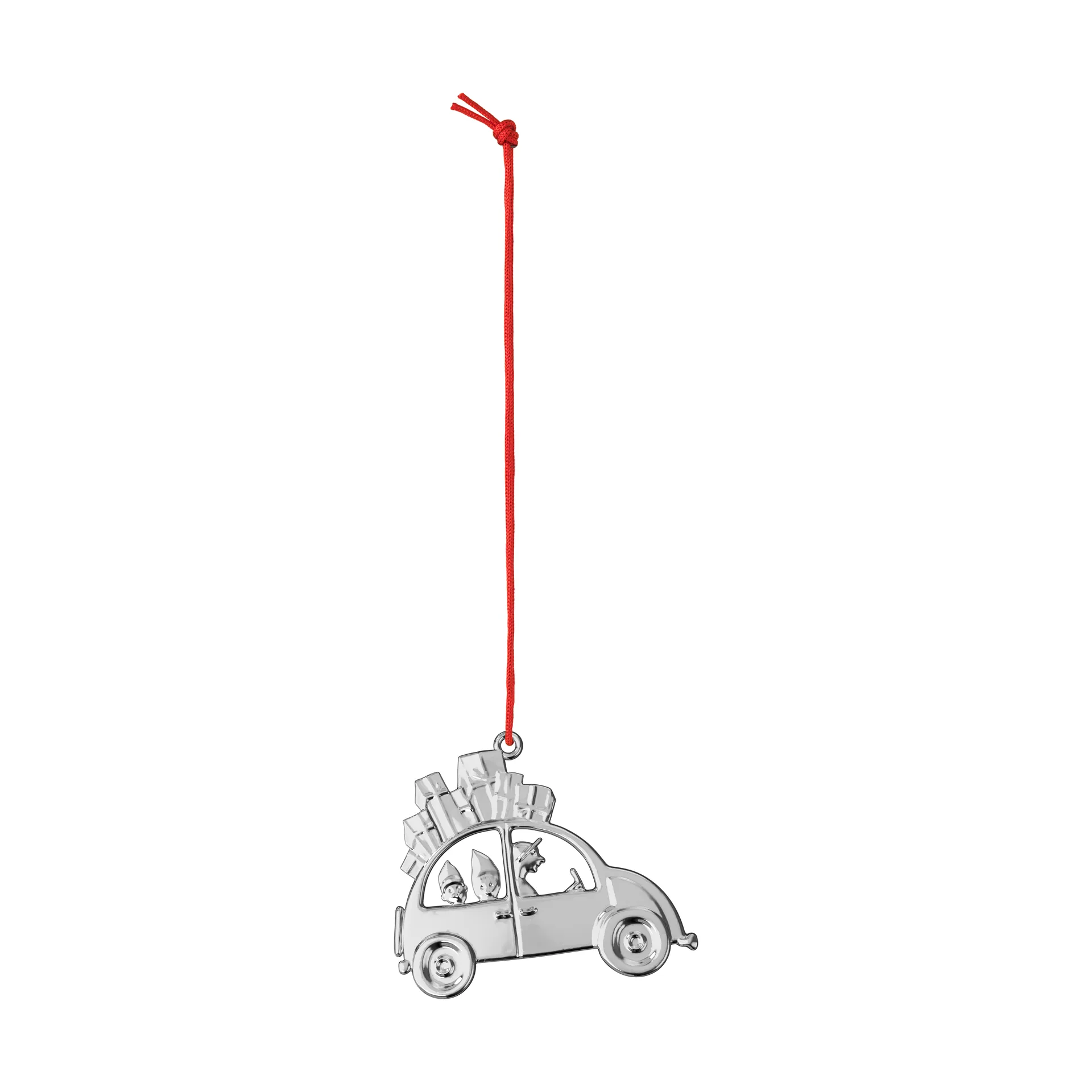Karen Blixen kerstauto kersthanger 6,5 cm, Verzilverd Rosendahl