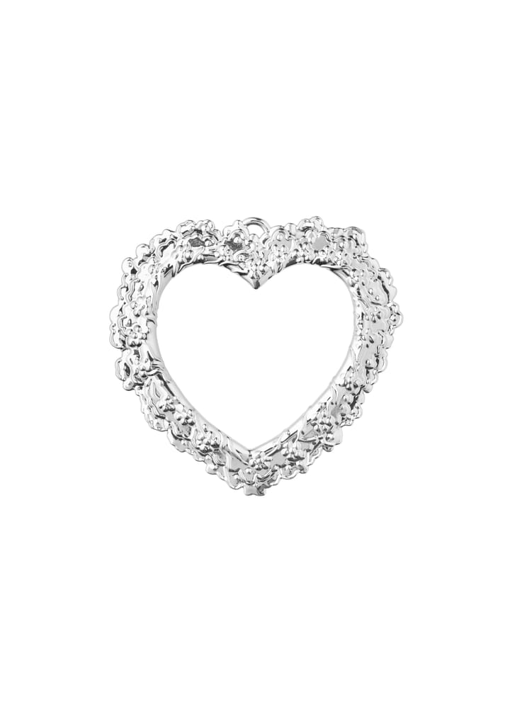 Karen Blixen Kerstdecoratie Bloemenhart, Zilver Rosendahl