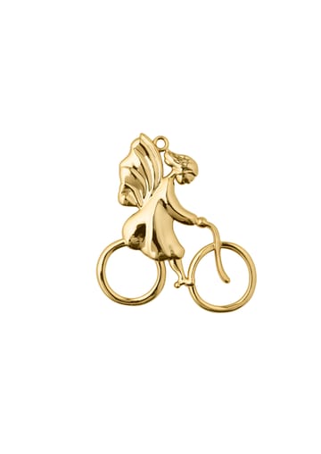 Karen Blixen Kerstdecoratie Engeltje op de fiets - Goud - Rosendahl