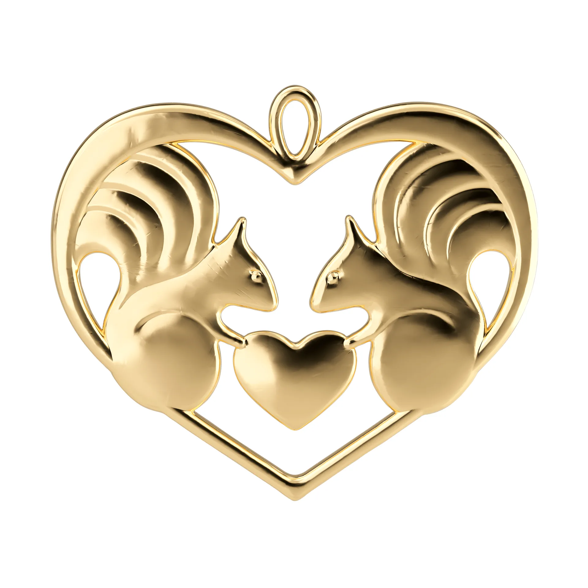 Karen Blixen nuts about you decoratiehanger, Verguld, 6 cm Rosendahl