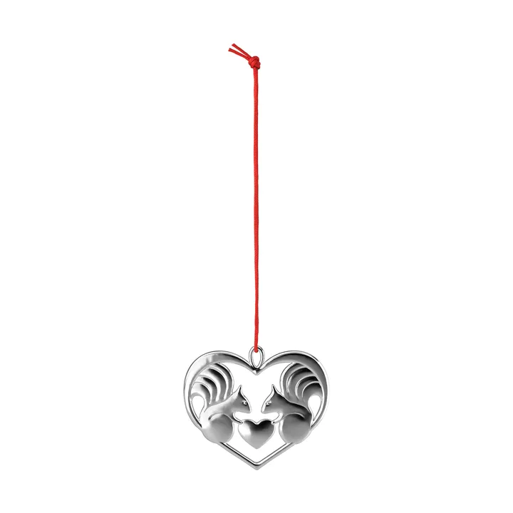 Karen Blixen nuts about you decoratiehanger - Verzilverd, 6 cm - Rosendahl