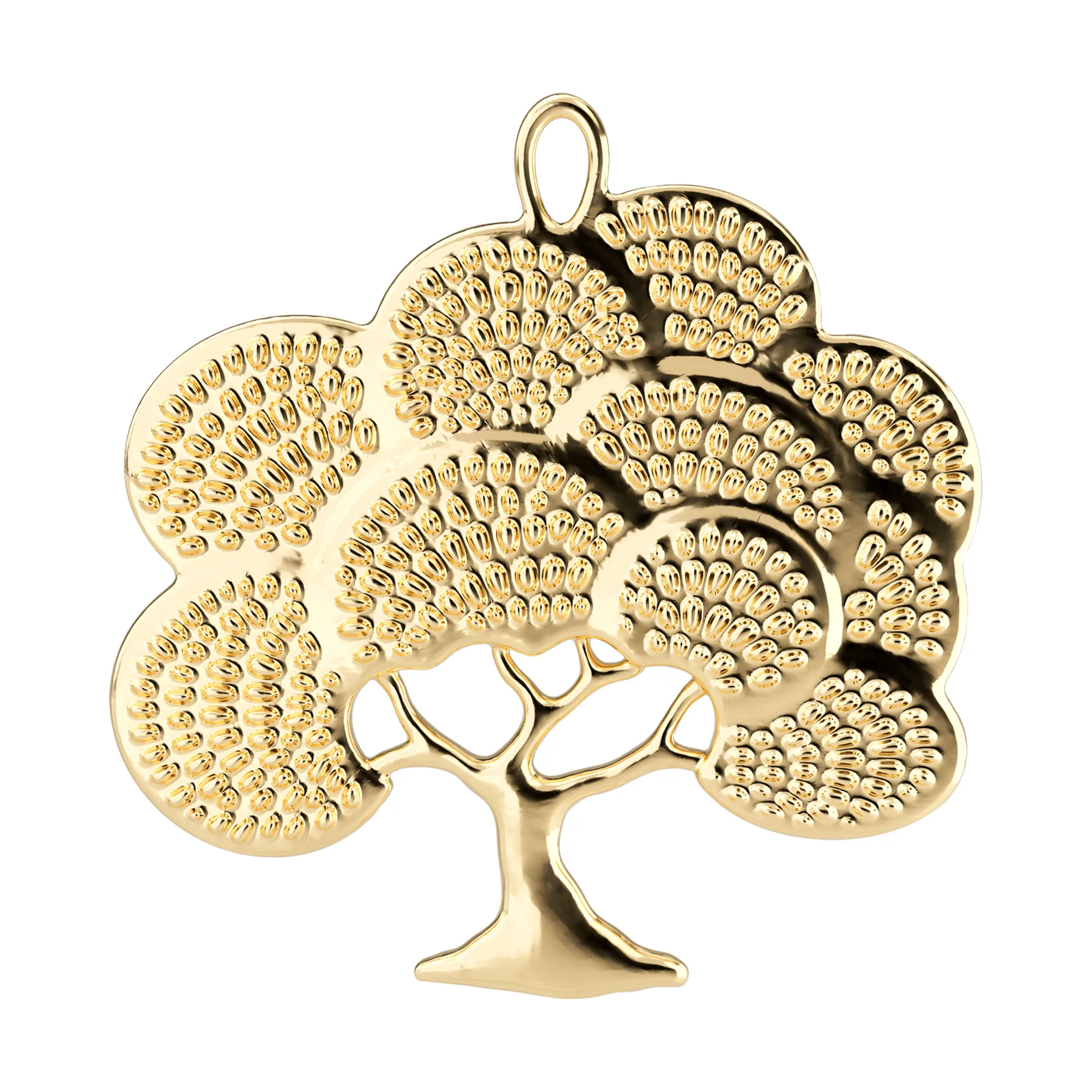 Karen Blixen oak decoratiehanger, Verguld, 6 cm Rosendahl