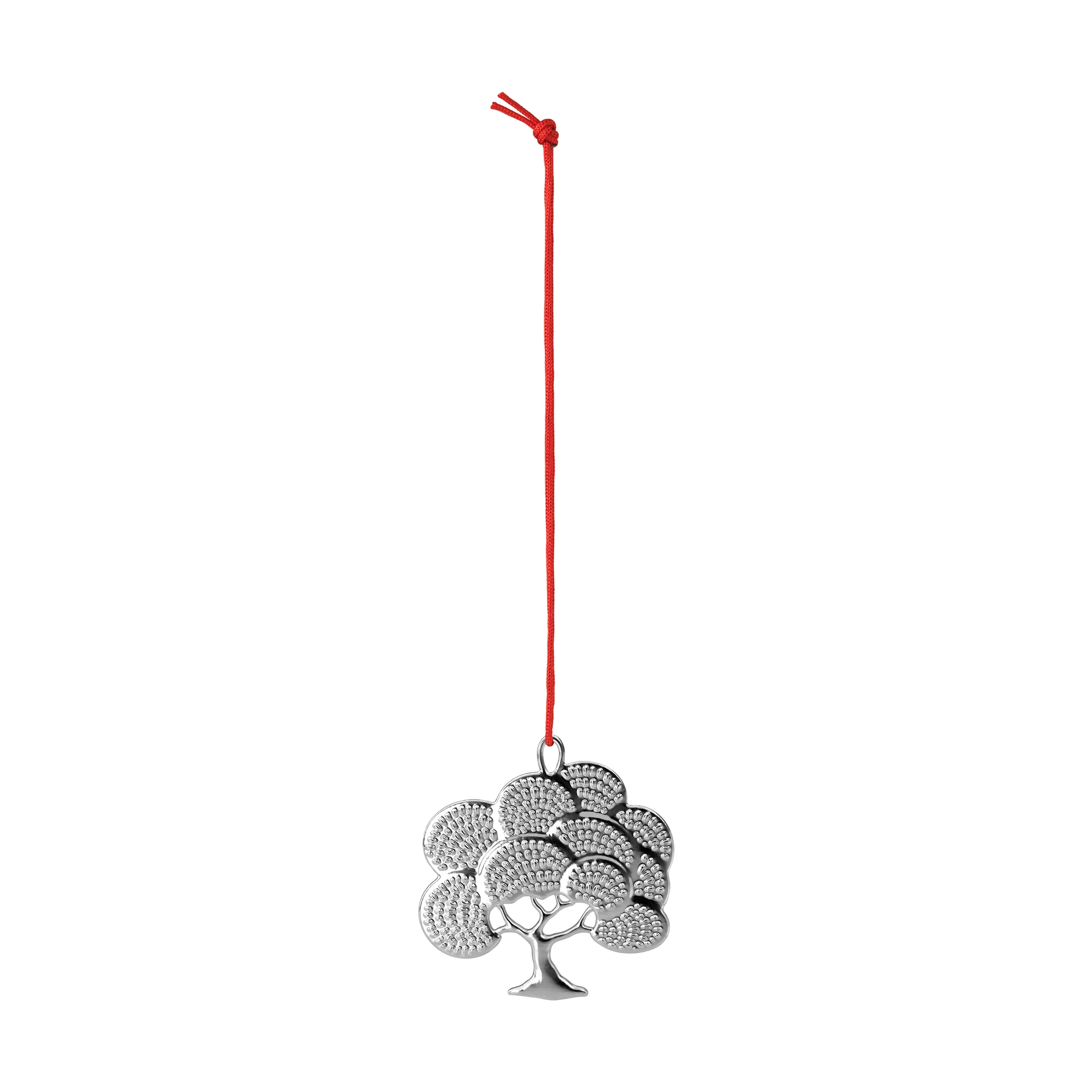 Karen Blixen oak decoratiehanger, Verzilverd, 6 cm Rosendahl