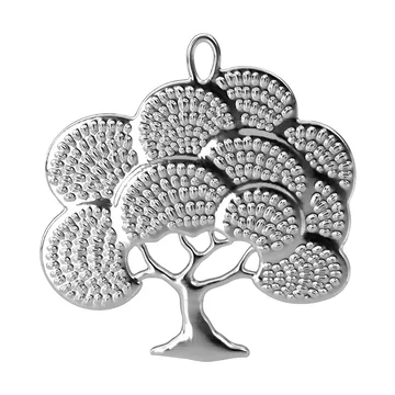 Karen Blixen oak decoratiehanger - Verzilverd, 6 cm - Rosendahl