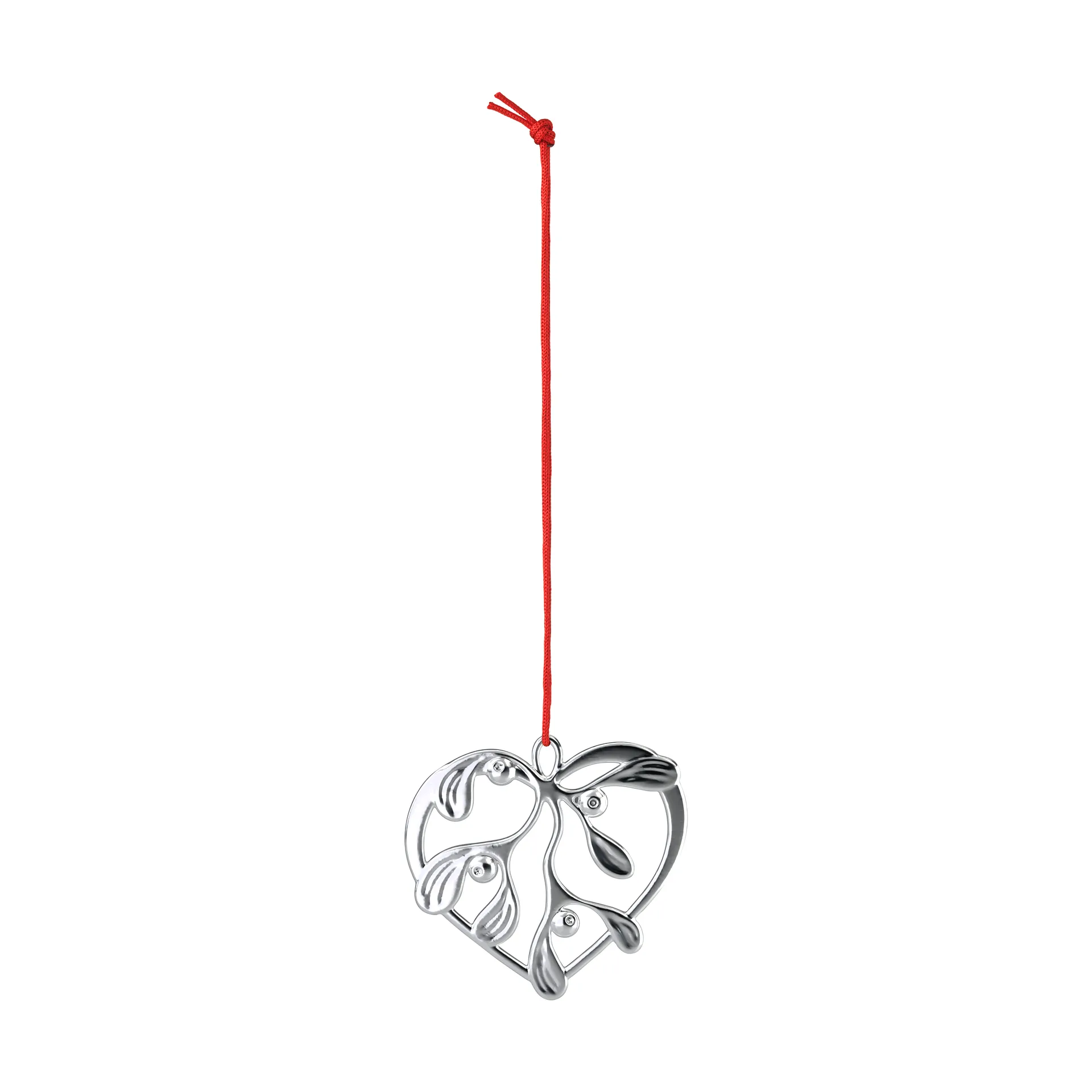 Karen Blixen under the mistletoe, Verzilverd, 6 cm Rosendahl