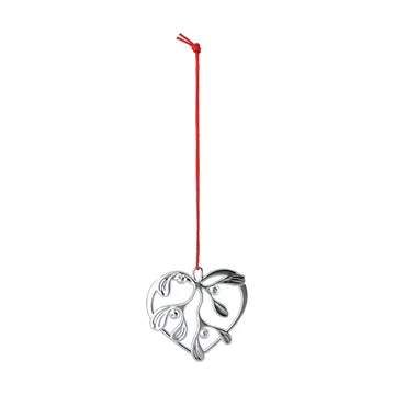 Karen Blixen under the mistletoe - Verzilverd, 6 cm - Rosendahl