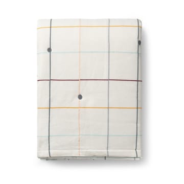 Outdoor Check doorgestikte plaid 130x180 - Multi - Rosendahl