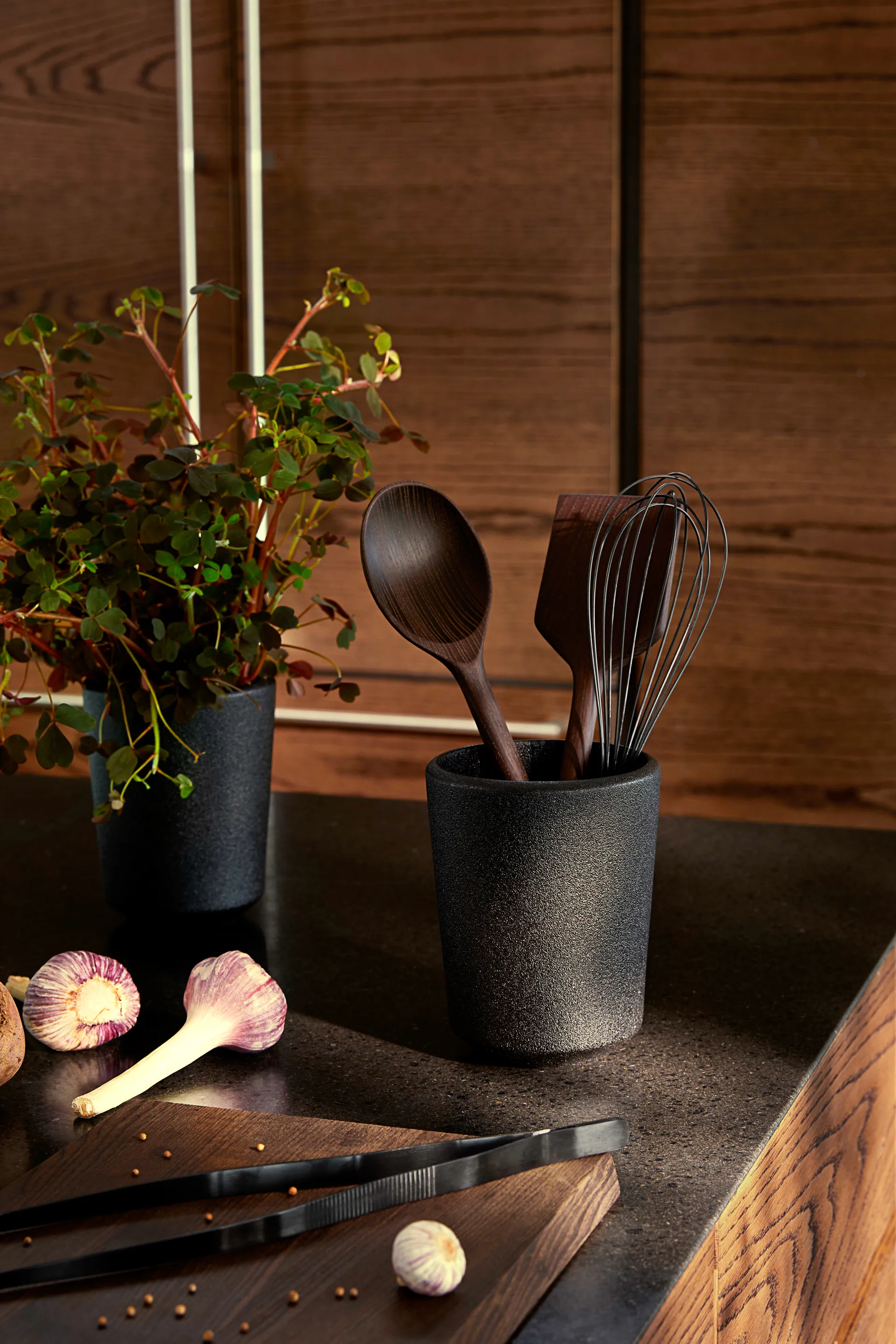 Rå houten lepel, Warmtebehandelde as Rosendahl