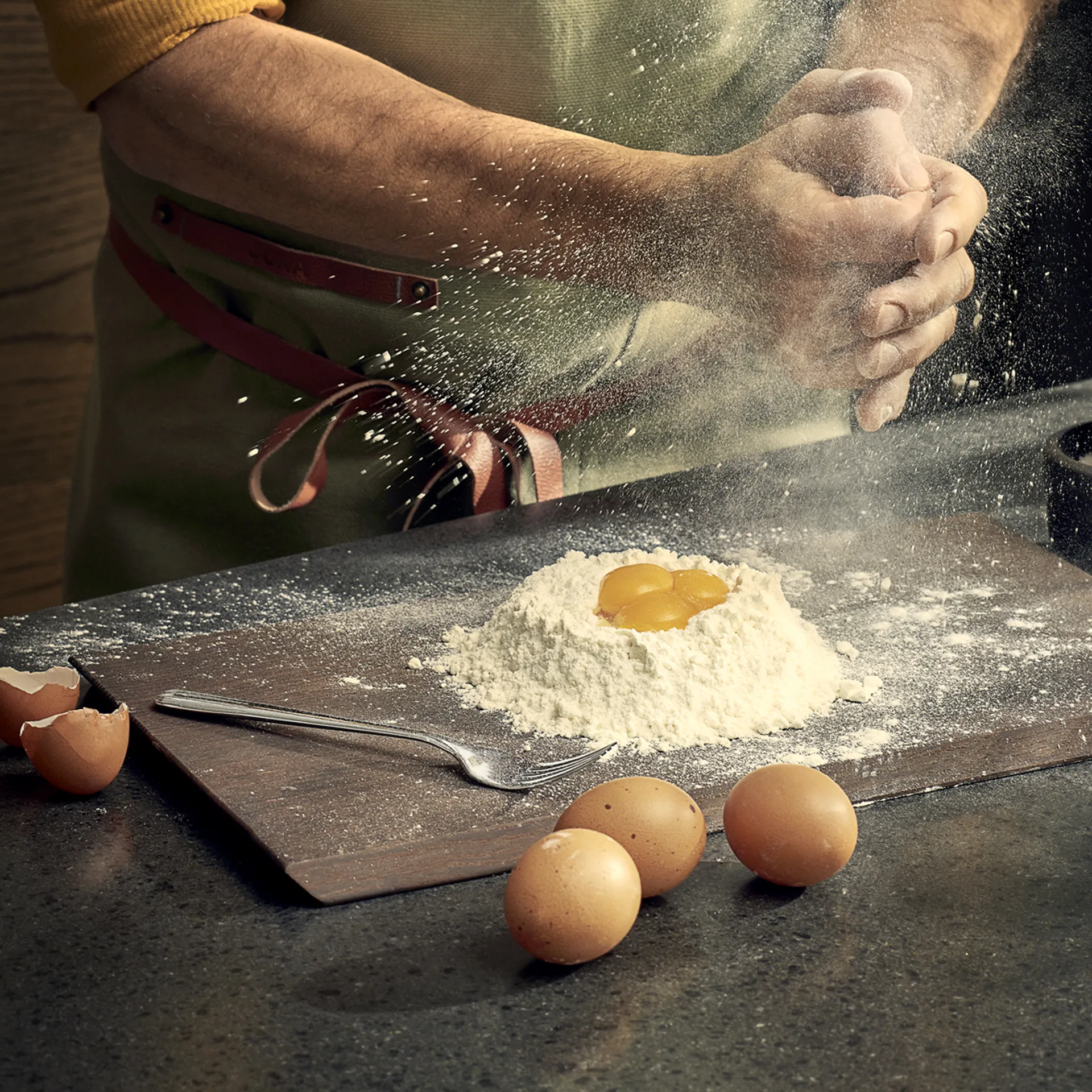 Rå snijplank 44x25 cm, Thermo essen Rosendahl