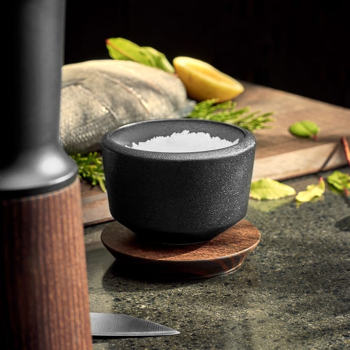 Rå zoutpot met deksel 15 cl, Zwart Rosendahl